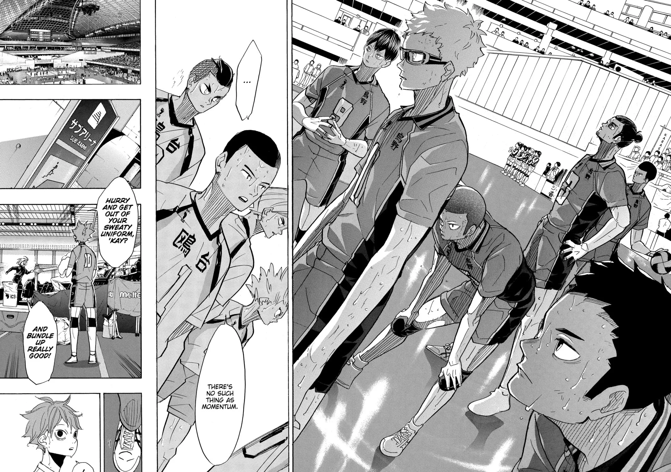 Read Haikyu!! chapter 366 image 8 on Lezhin