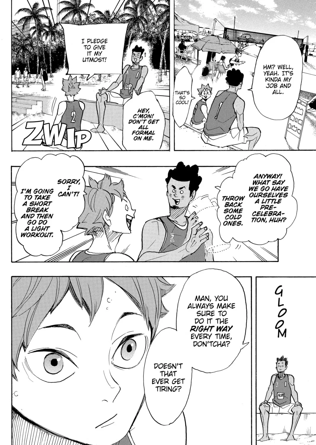 Read Haikyu!! chapter 375 image 14 on Lezhin