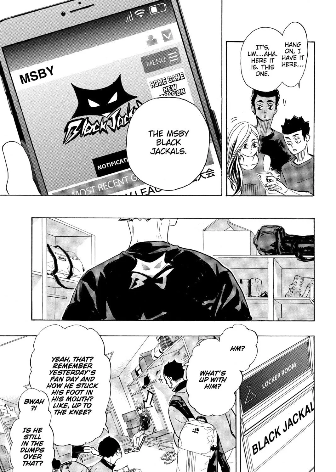 Read Haikyu!! chapter 377 image 28 on Lezhin