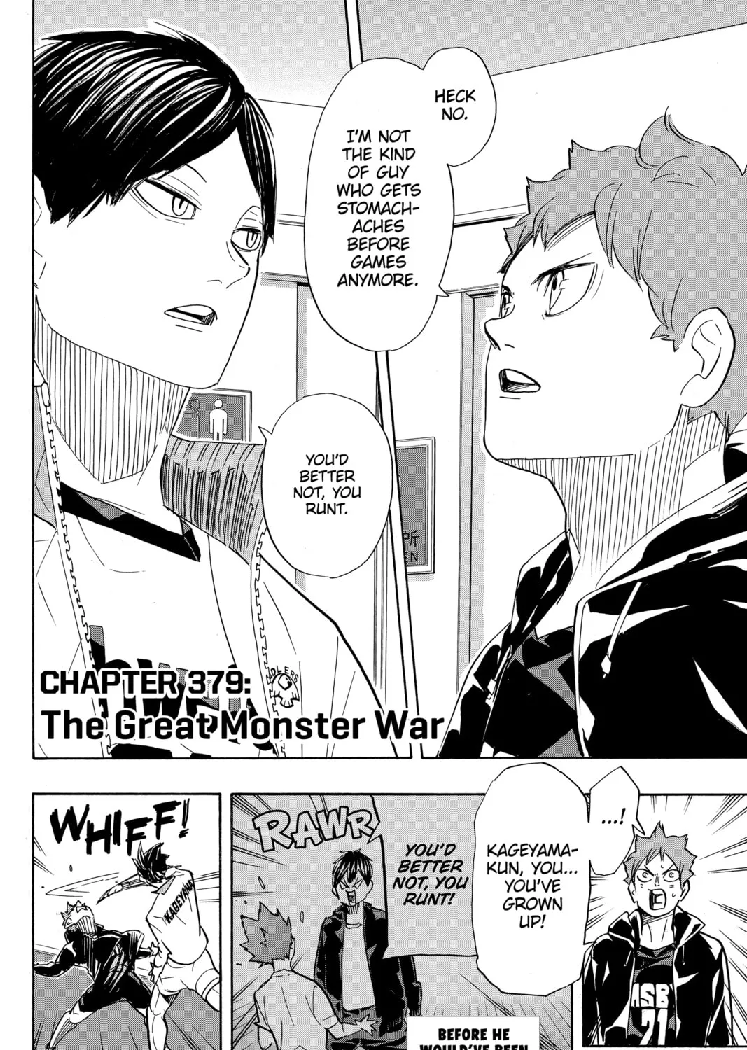 Read Haikyu!! chapter 379 image 2 on Lezhin