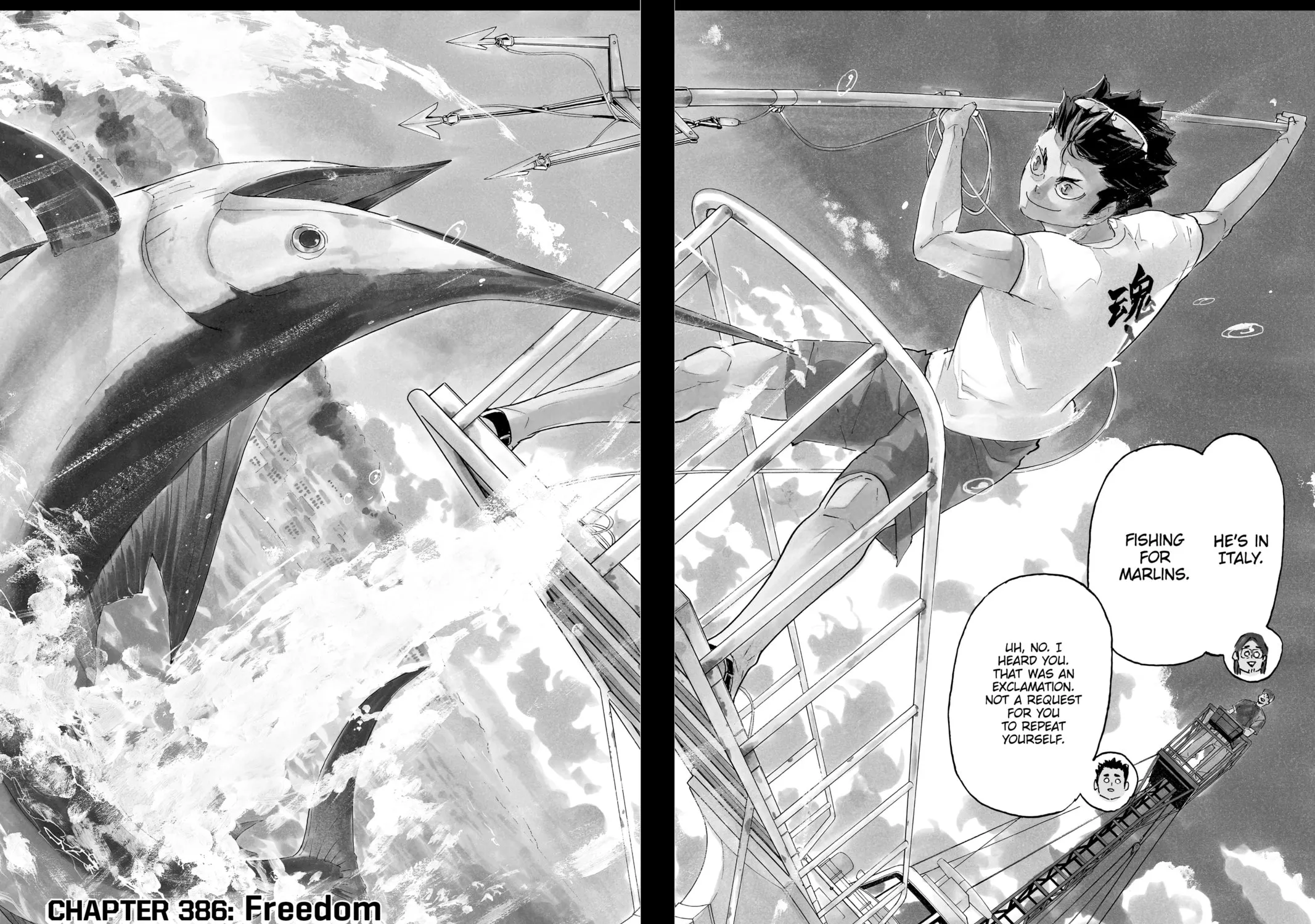 Read Haikyu!! chapter 386 image 2 on Lezhin