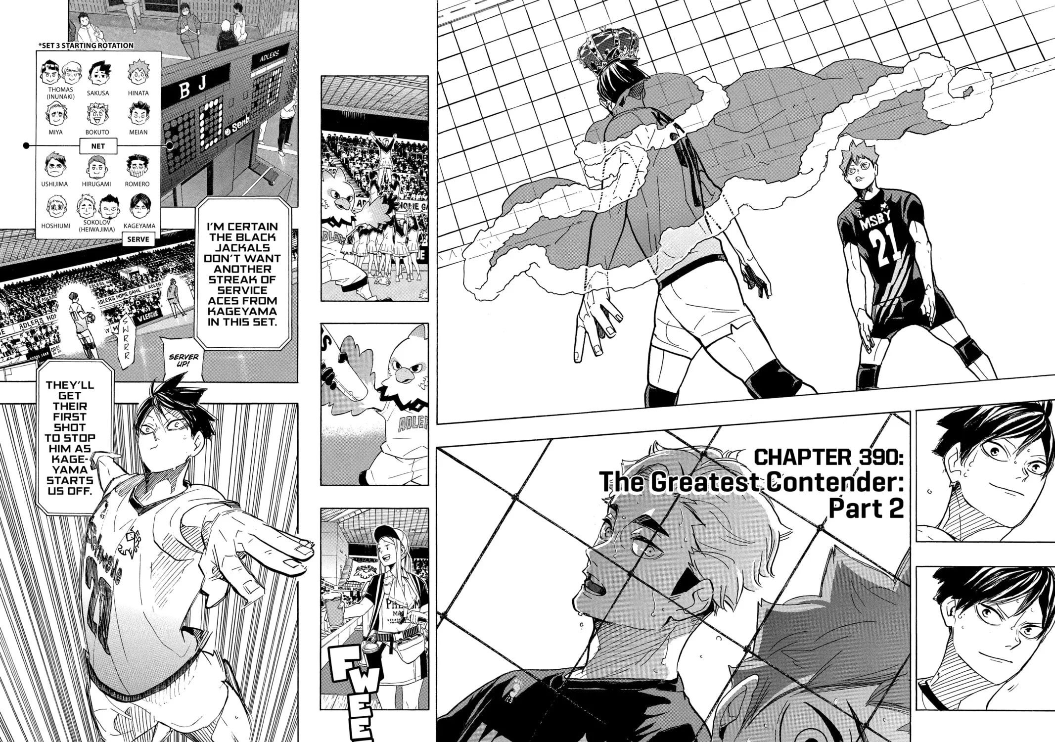 Read Haikyu!! chapter 390 image 2 on Lezhin
