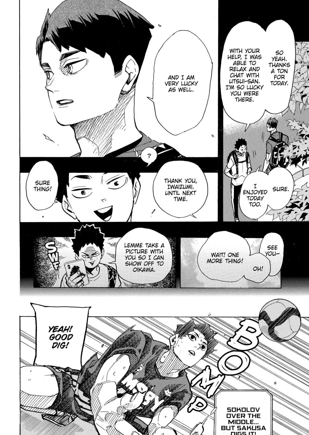 Read Haikyu!! chapter 395 image 18 on Lezhin