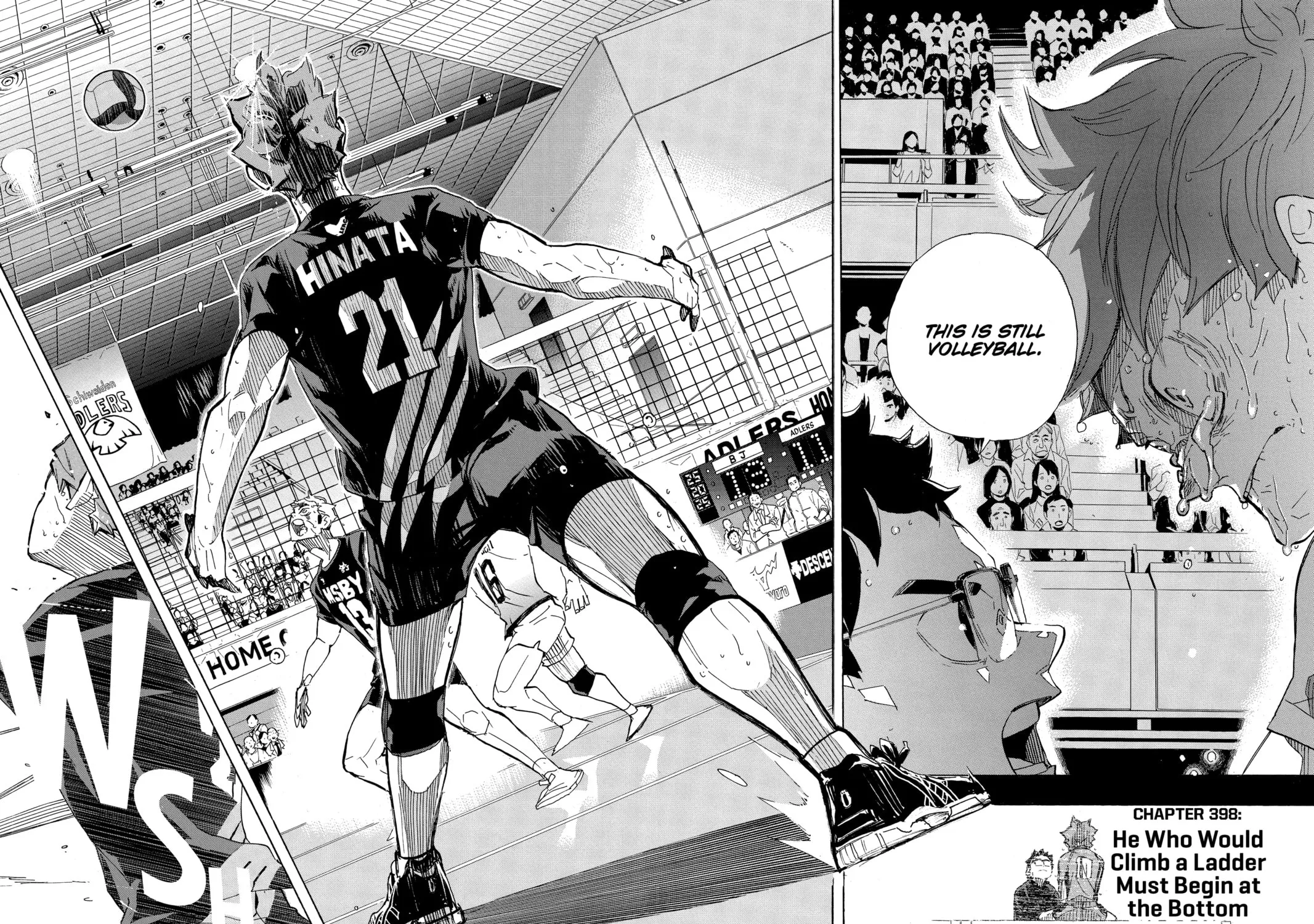 Read Haikyu!! chapter 398 image 22 on Lezhin
