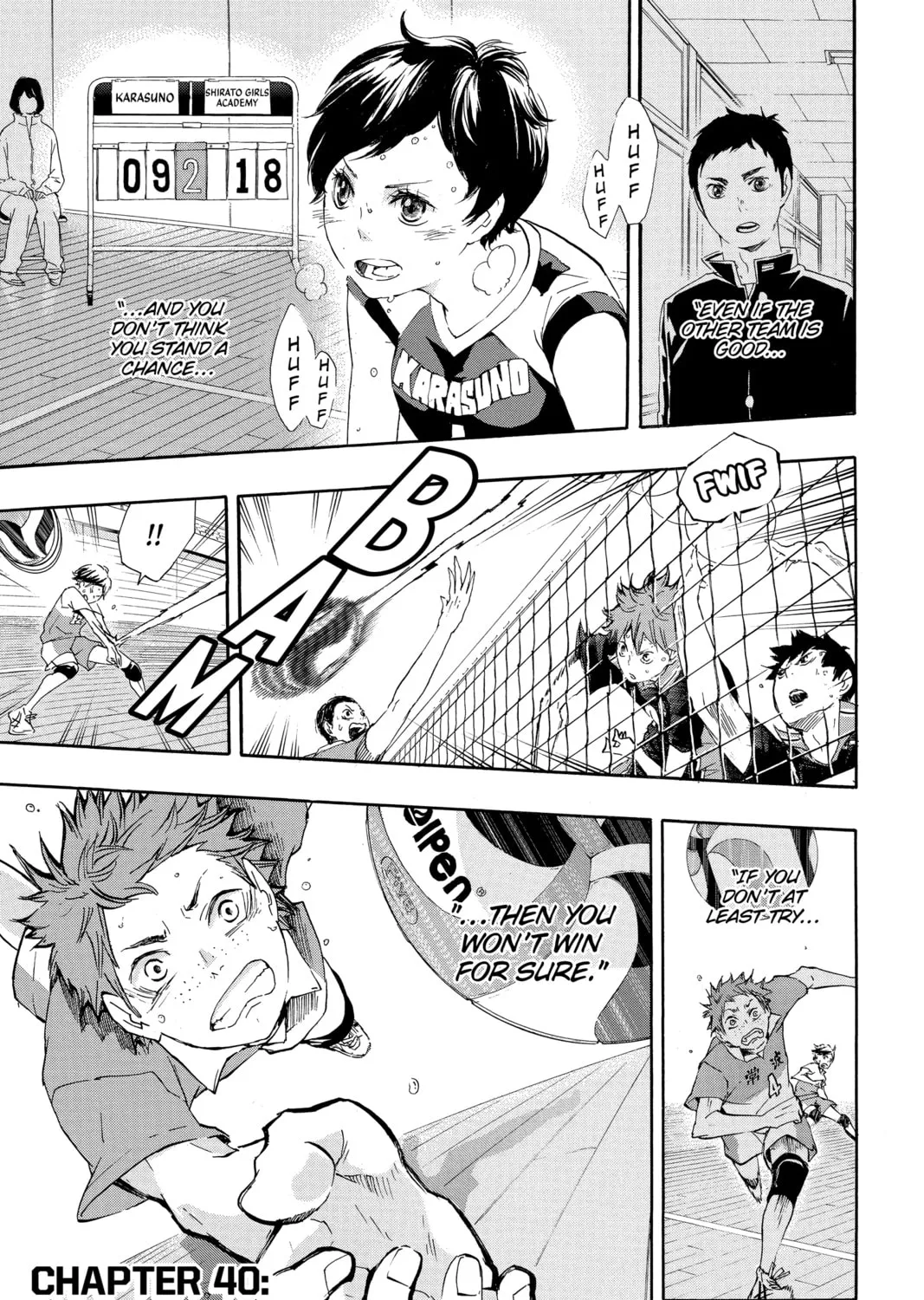 Read Haikyu!! chapter 40 image 0 on Lezhin