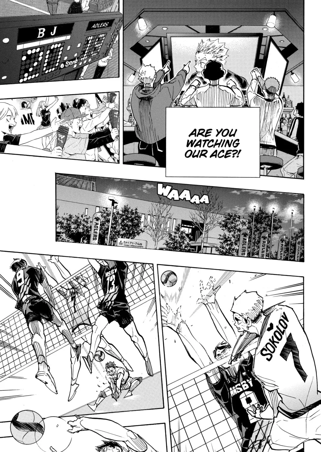 Read Haikyu!! chapter 400 image 12 on Lezhin