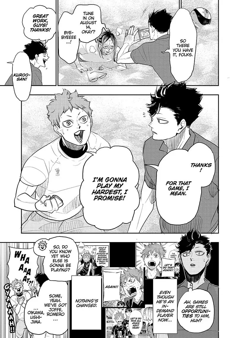 Read Haikyu!! chapter 402.5 image 8 on Lezhin