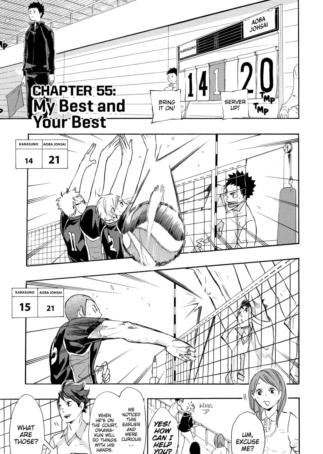 Read Haikyu!! chapter 55 image 0 on Lezhin