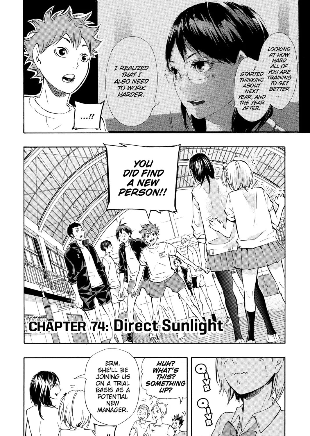 Read Haikyu!! chapter 74 image 2 on Lezhin