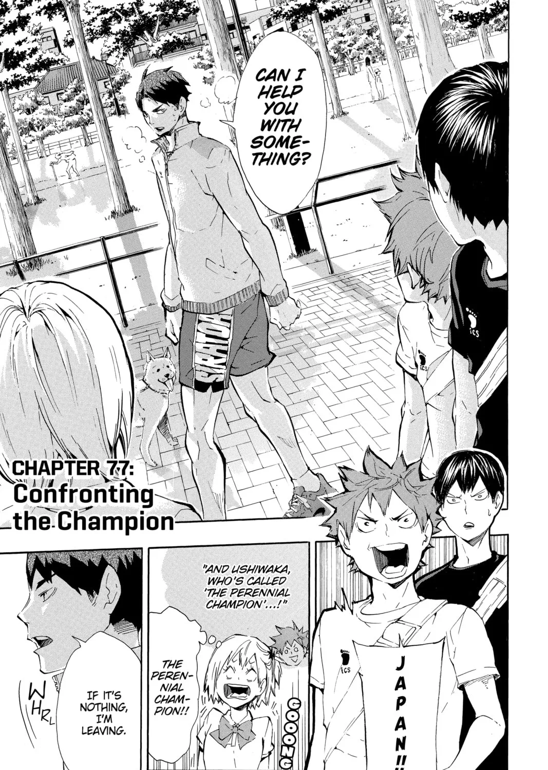 Read Haikyu!! chapter 77 image 0 on Lezhin