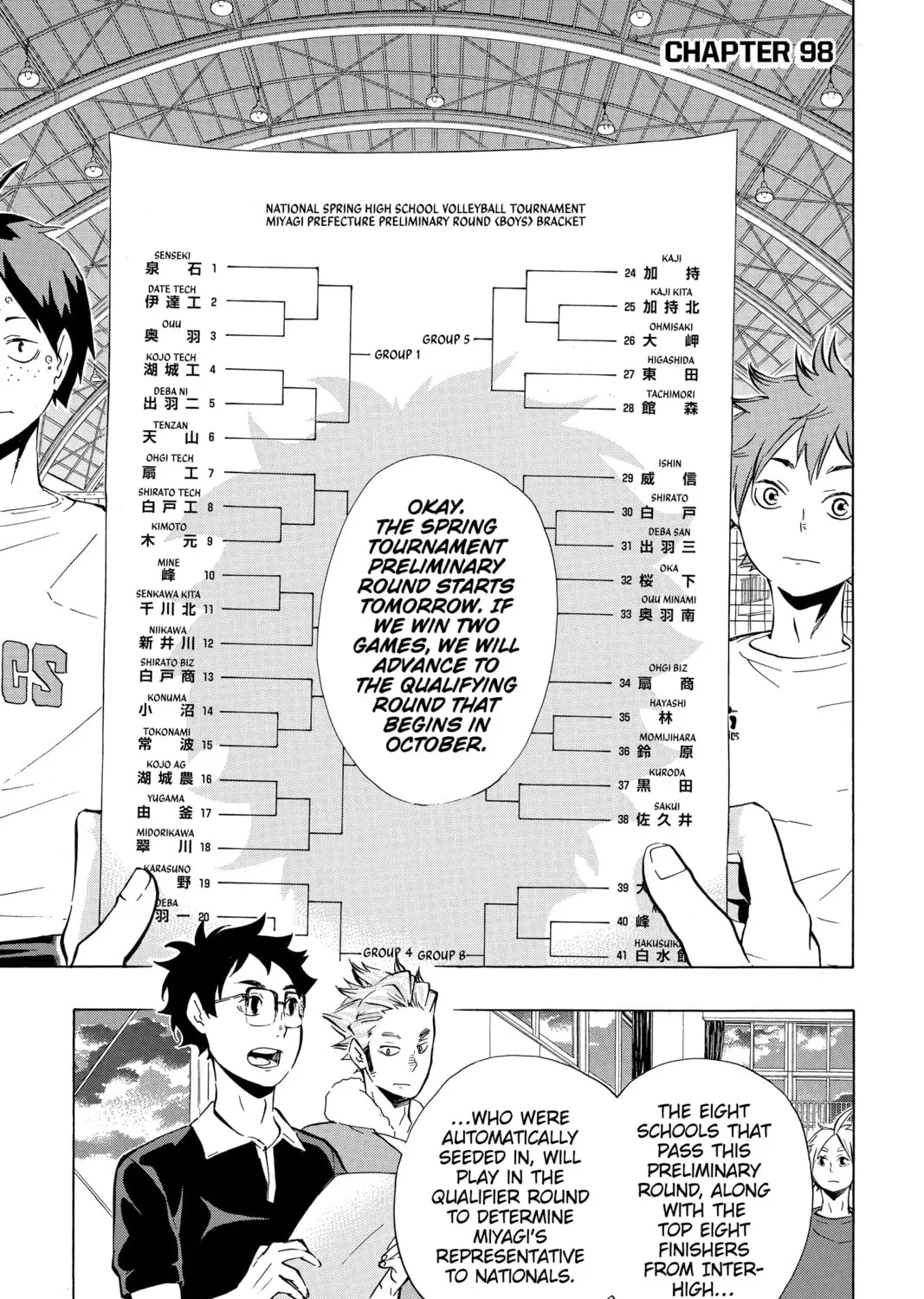 Read Haikyu!! chapter 98 image 0 on Lezhin