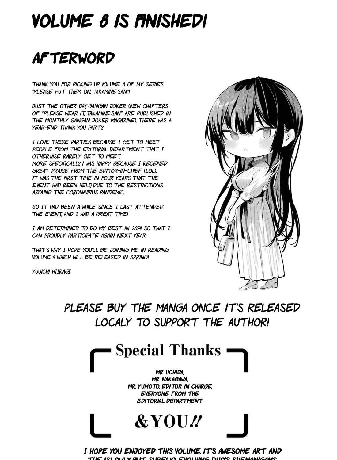 Haite Kudasai, Takamine San Chapter 51 page 51 - 