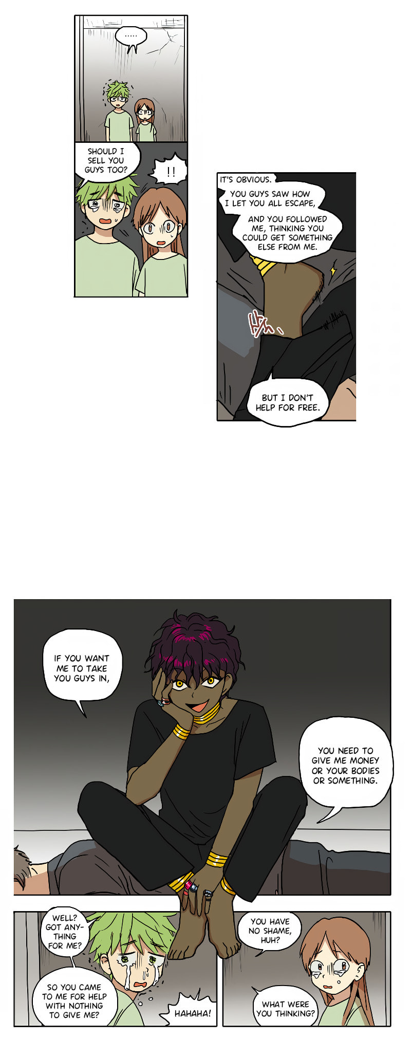 Read HANA chapter 56 image 8 on Lezhin
