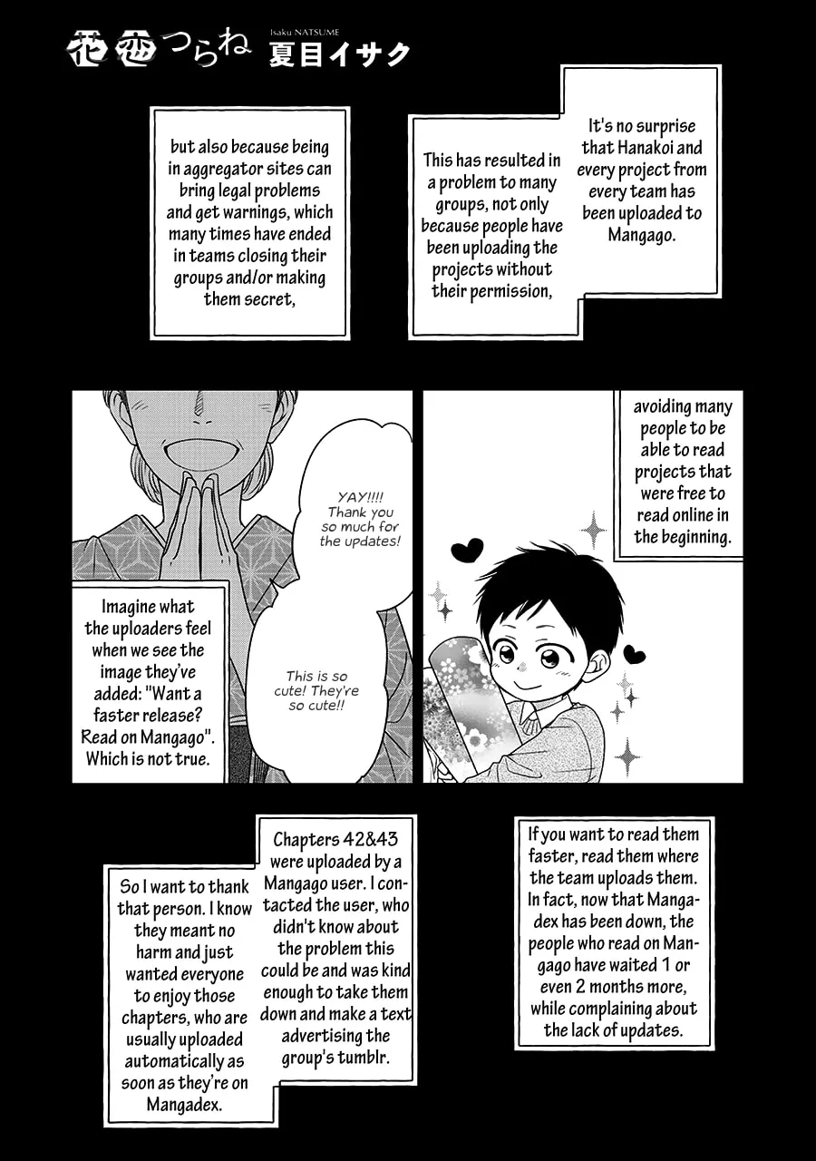 Read Hanakoi Tsurane chapter 45.6 image 1 on Lezhin