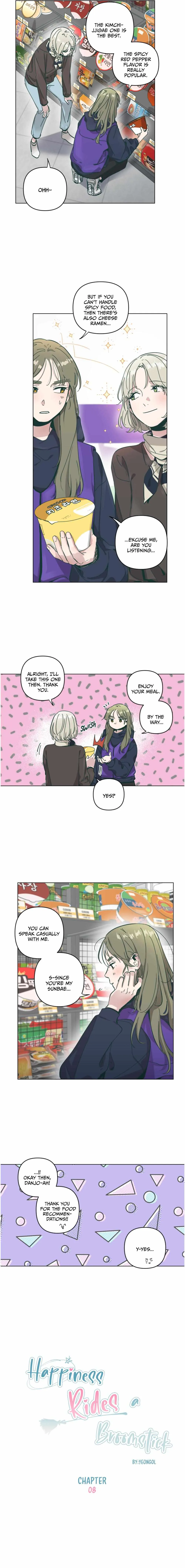 Read Happiness Rides a Broomstick chapter 8 image 2 on Lezhin
