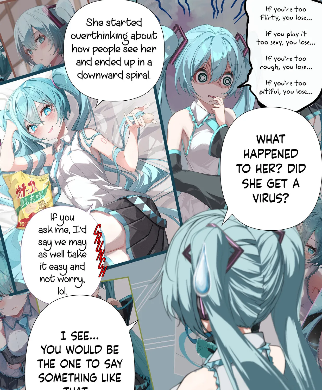 Hatsune Miku 1 Panel Chapter 13 page 1 - 
