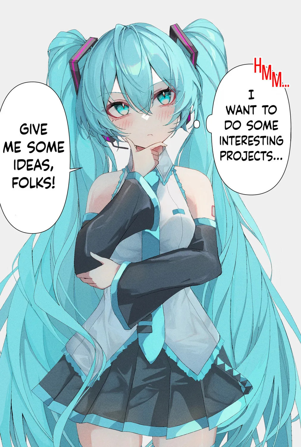 Hatsune Miku 1 Panel Chapter 19 page 1 - 