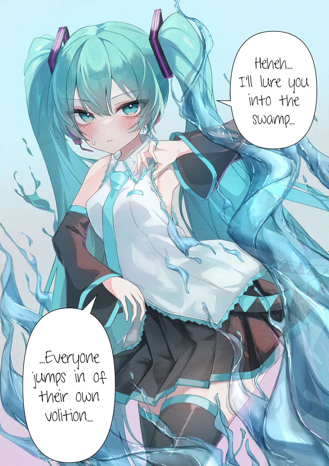 Hatsune Miku 1 Panel Chapter 23 page 1 - 