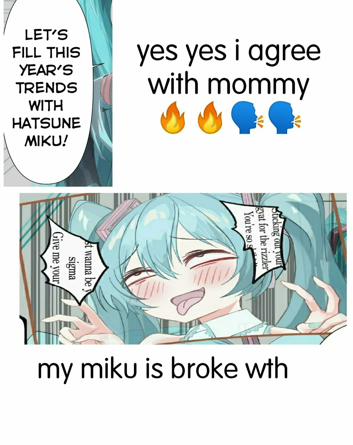 Hatsune Miku 1 Panel Chapter 8 page 3 - 