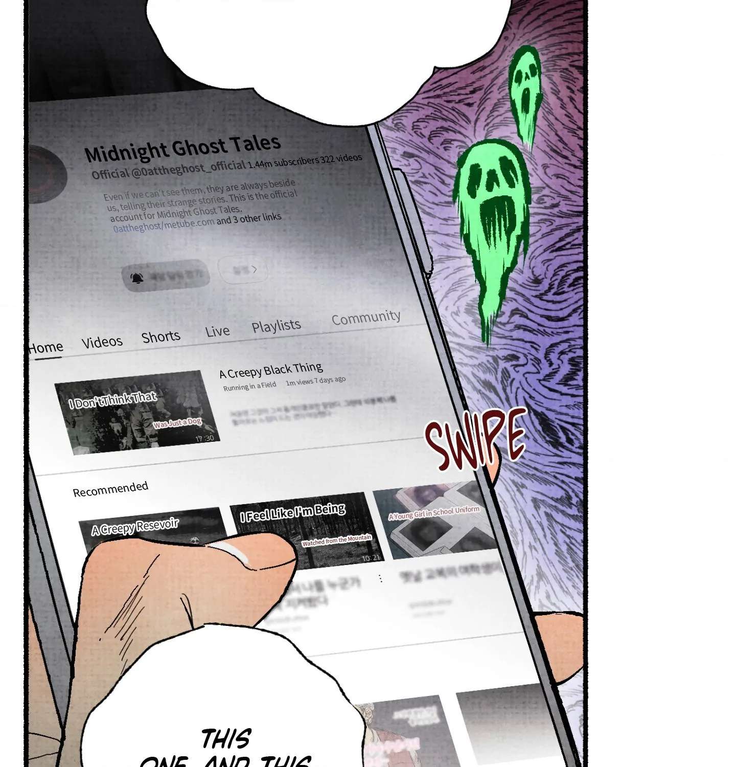 Read Haunted Tales chapter 1 image 92 on Lezhin