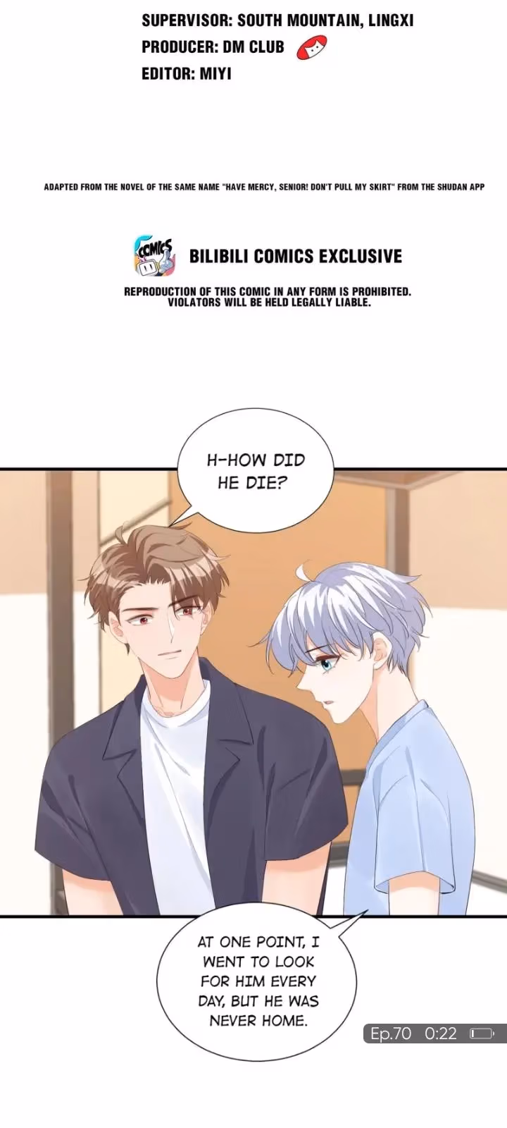 Have Mercy, Senior! Don’t Pull My Skirt Chapter 70 page 9 - 