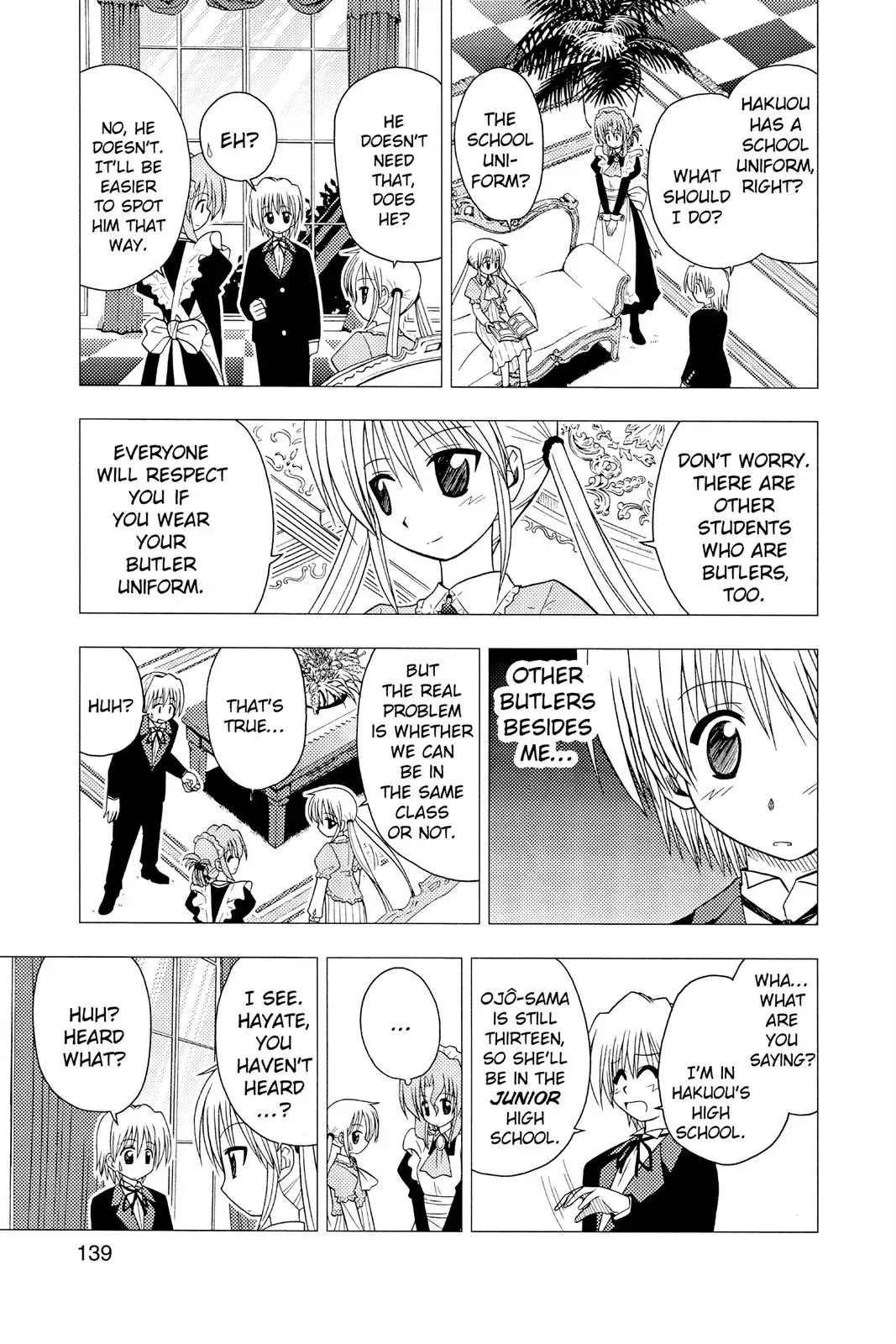 Read Hayate The Combat Butler chapter 40 image 4 on Lezhin