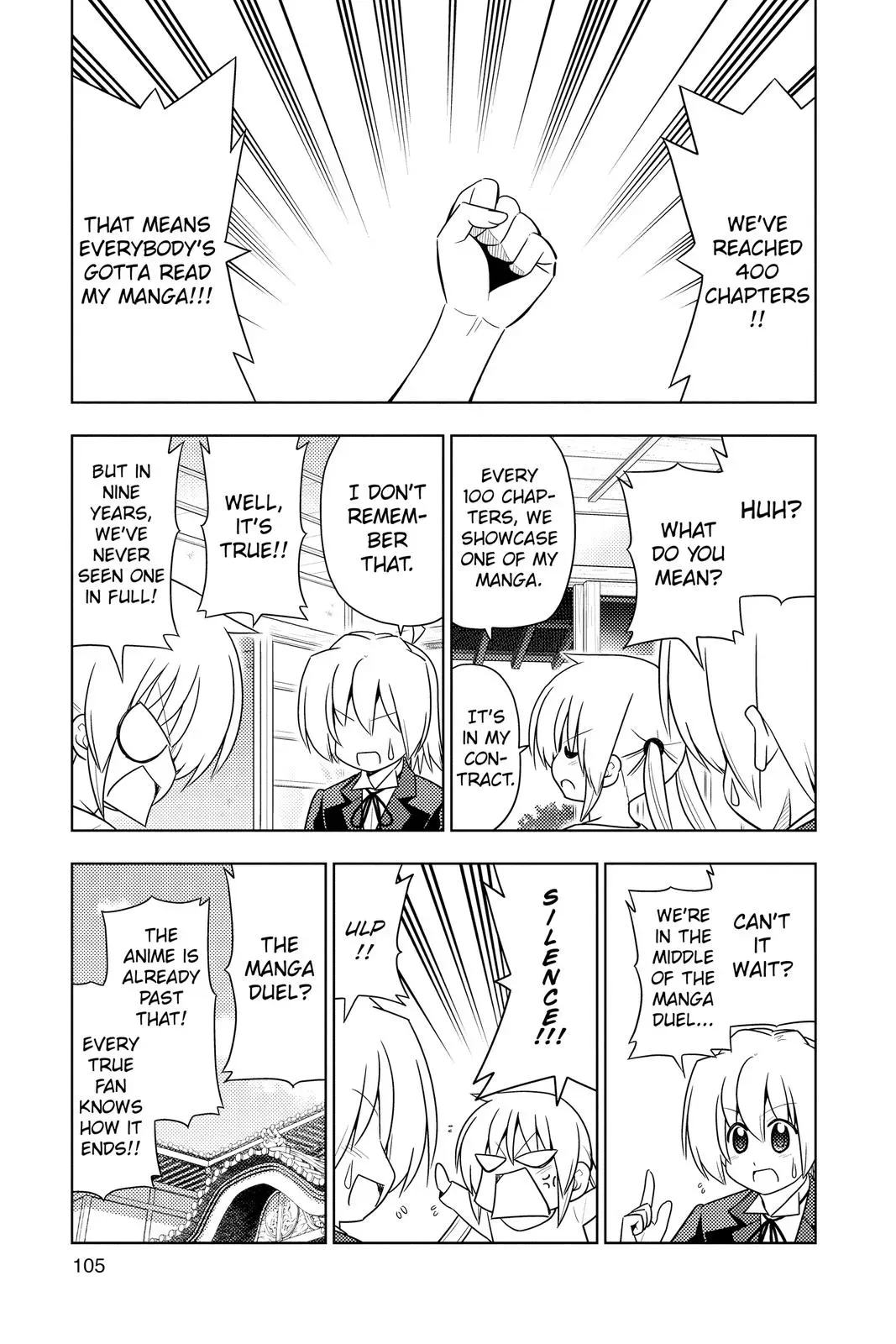 Read Hayate The Combat Butler chapter 400 image 3 on Lezhin