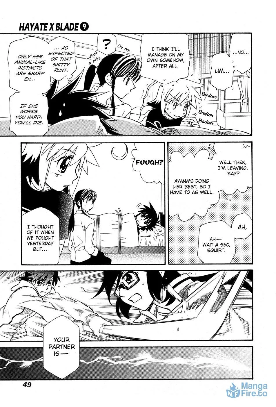 Read Hayate x Blade chapter 49 image 11 on Lezhin