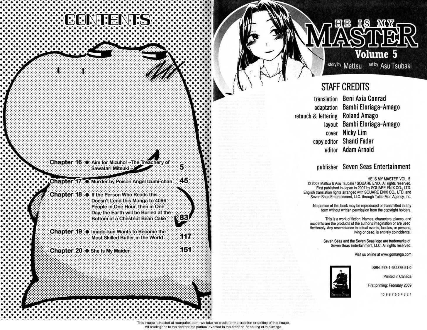 Read He is My Master chapter 0 image 2 on Lezhin