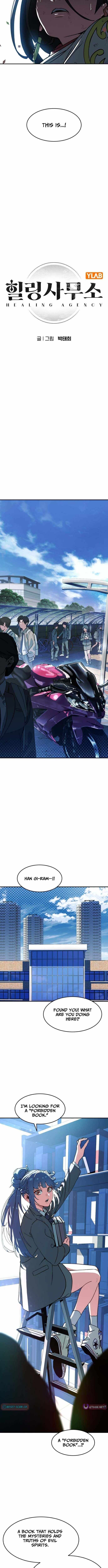 Read Healing Agency chapter 2 image 8 on Lezhin