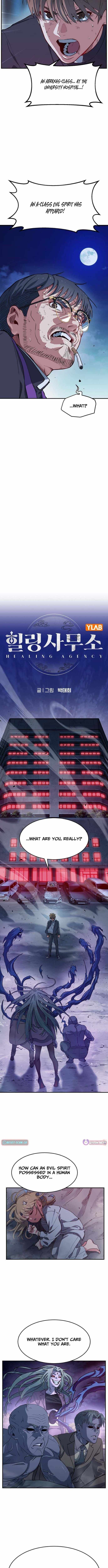 Read Healing Agency chapter 3 image 1 on Lezhin