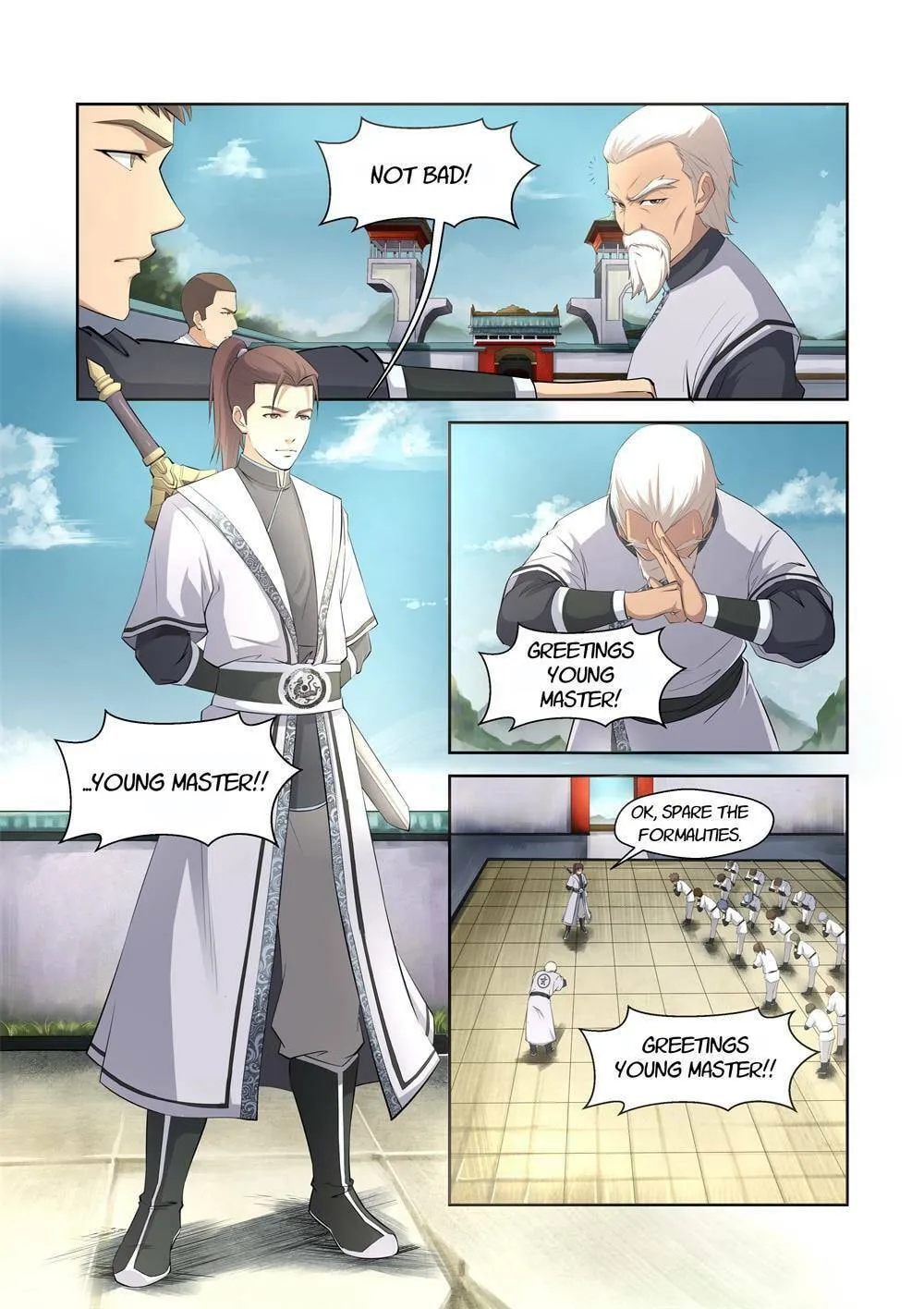 Read Heaven Defying Sword chapter 1 image 3 on Lezhin