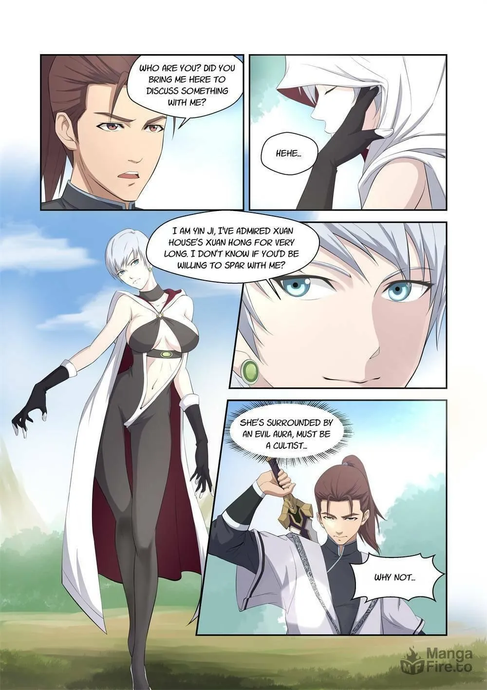 Read Heaven Defying Sword chapter 1 image 8 on Lezhin