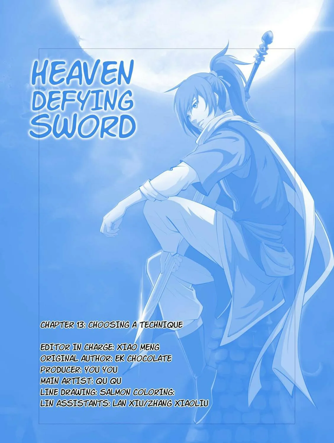 Read Heaven Defying Sword chapter 13 image 0 on Lezhin
