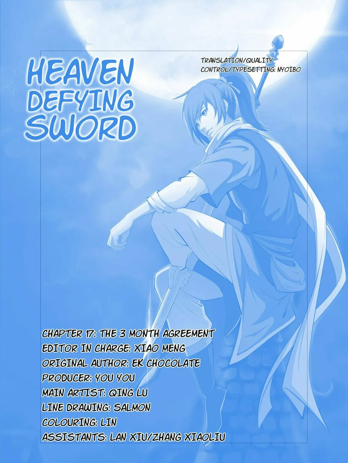 Read Heaven Defying Sword chapter 17 image 0 on Lezhin