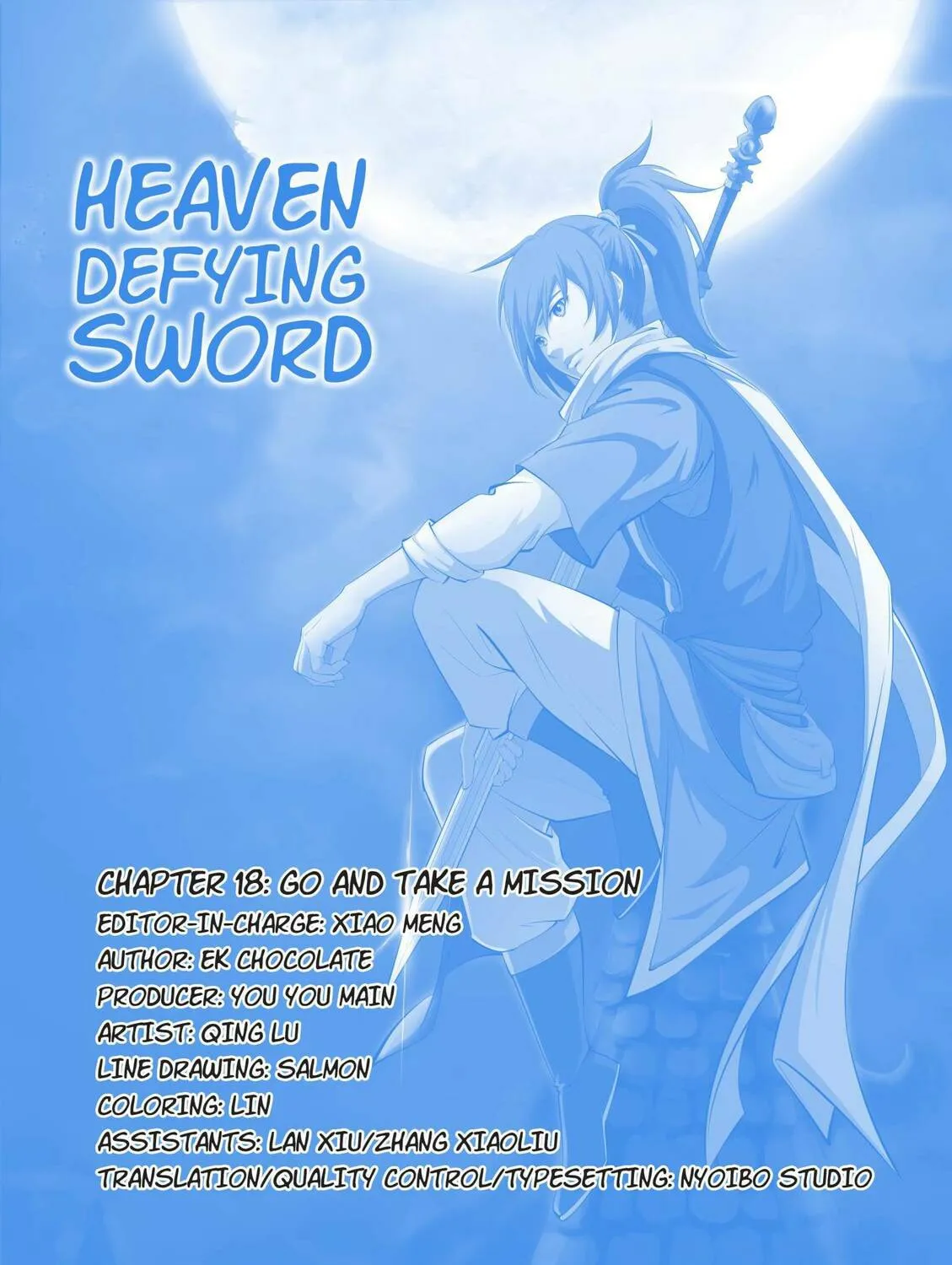 Read Heaven Defying Sword chapter 18 image 0 on Lezhin