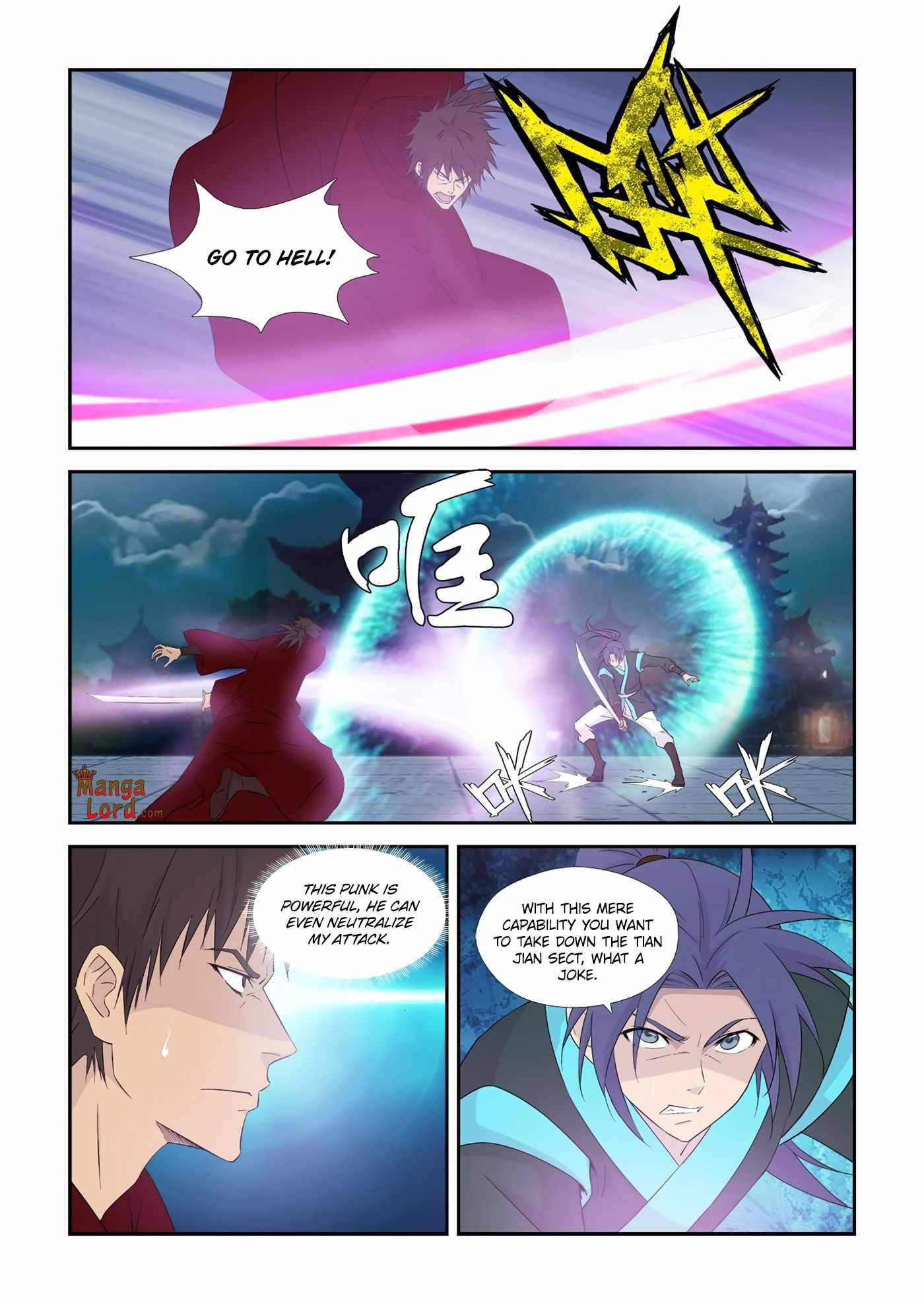 Read Heaven Defying Sword chapter 334 image 1 on Lezhin