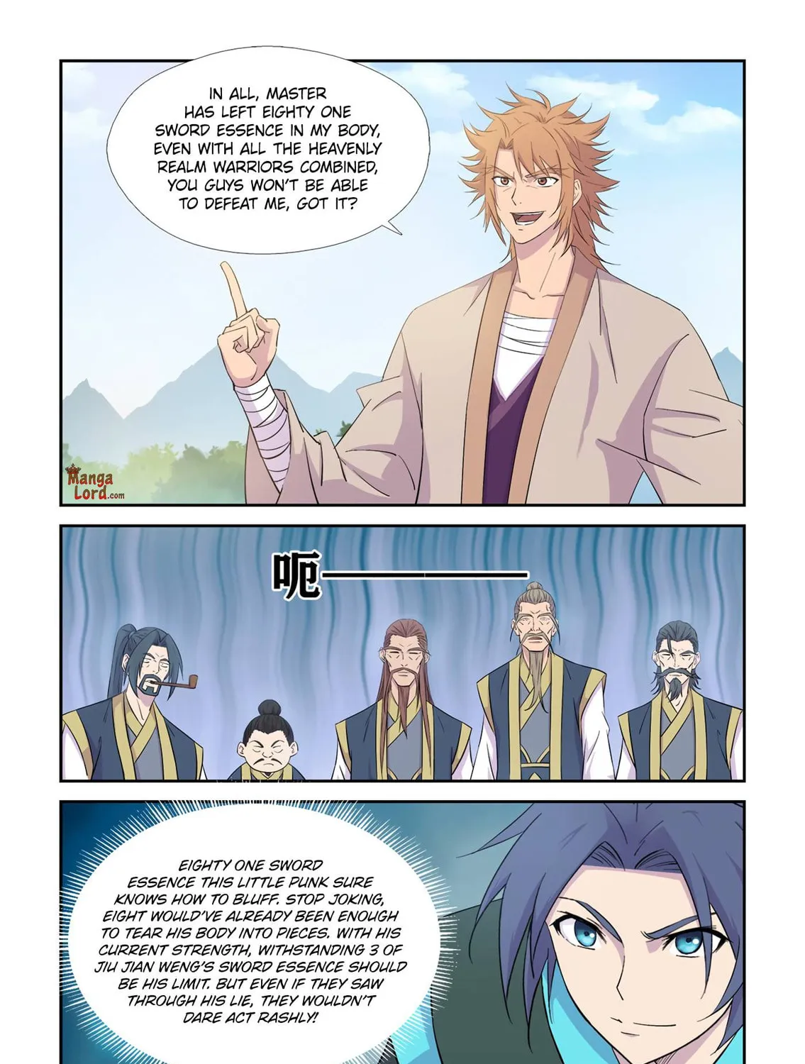 Read Heaven Defying Sword chapter 442 image 8 on Lezhin