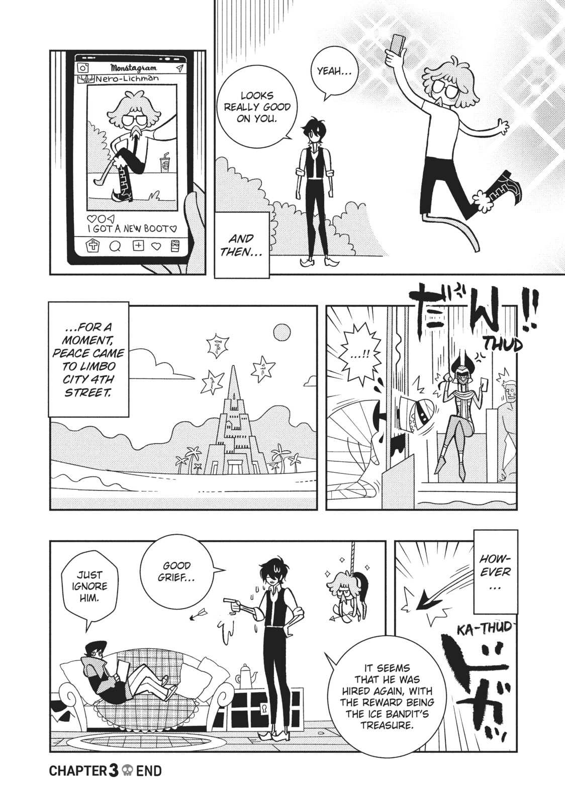 Read Hella Chill Monsters chapter 3 image 11 on Lezhin