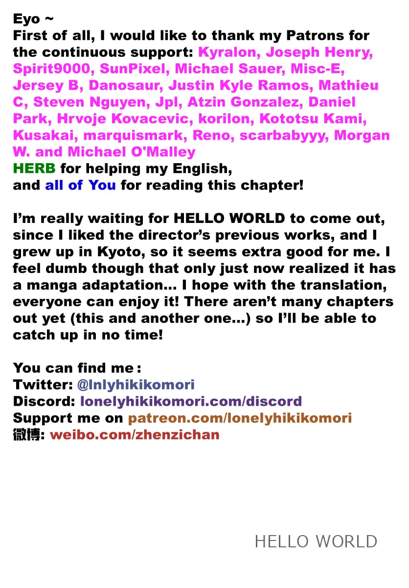 Read HELLO WORLD: The Manga chapter 1 image 40 on Lezhin