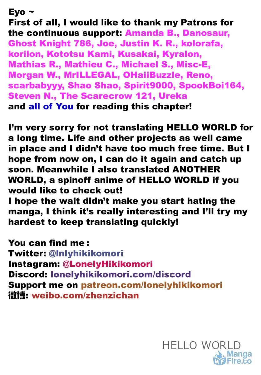 Read HELLO WORLD: The Manga chapter 3 image 32 on Lezhin