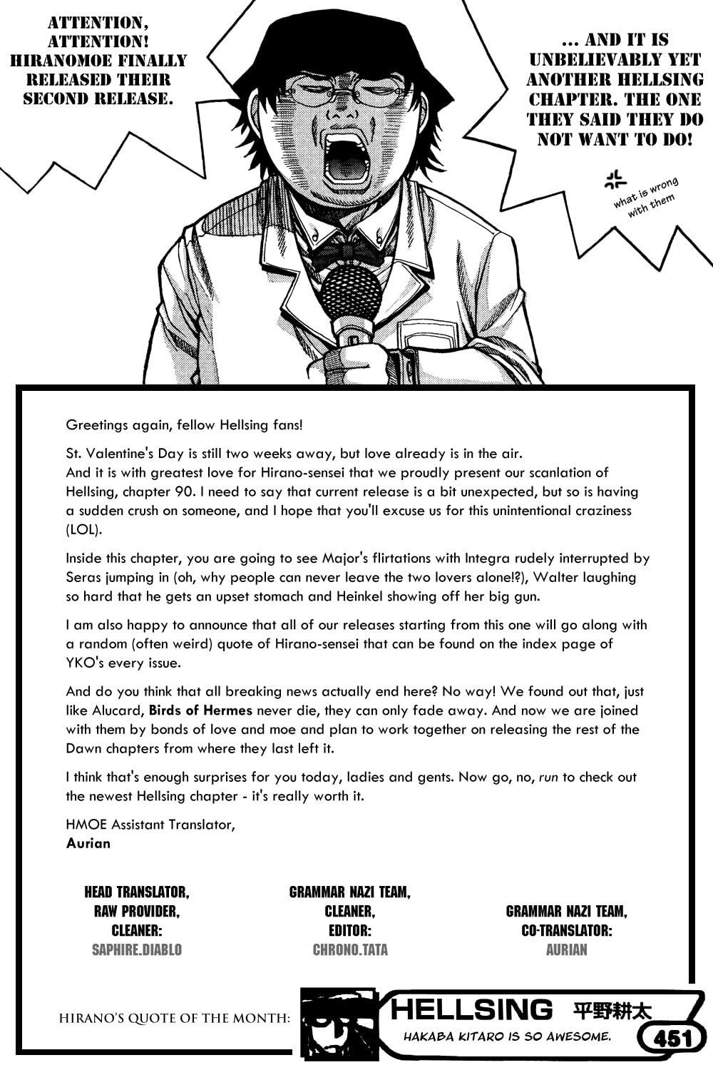 Read HELLSING chapter 90 image 13 on Lezhin