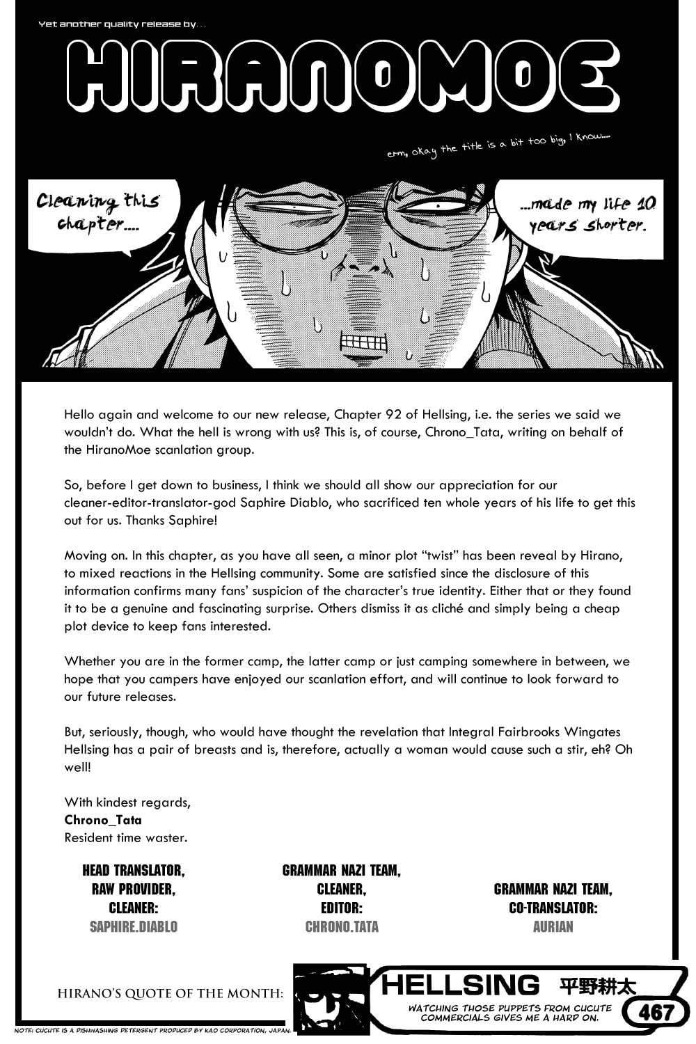 Read HELLSING chapter 92 image 23 on Lezhin