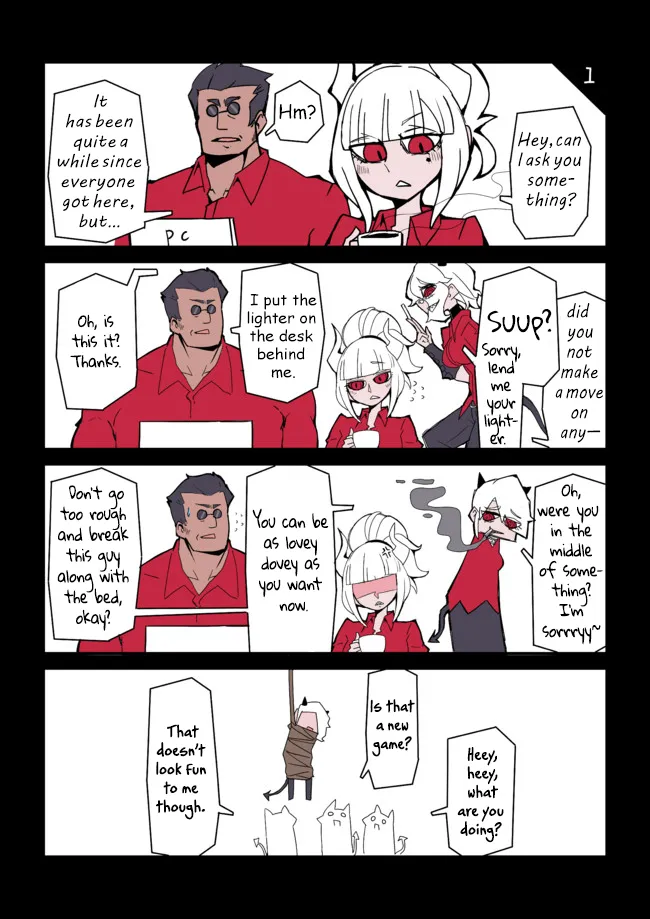 Helltaker 4-koma Chapter 1 page 2 - 