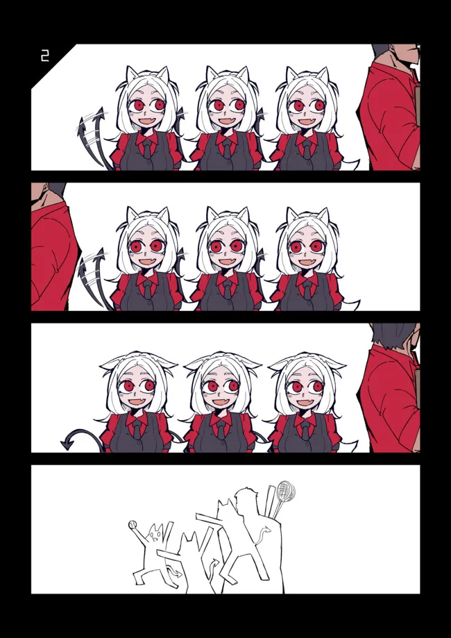 Helltaker 4-koma Chapter 1 page 3 - 