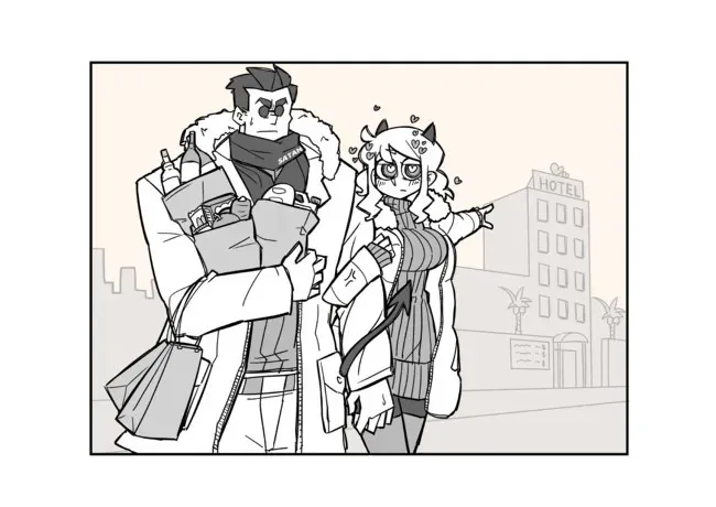 Helltaker 4-koma Chapter 5 page 8 - 