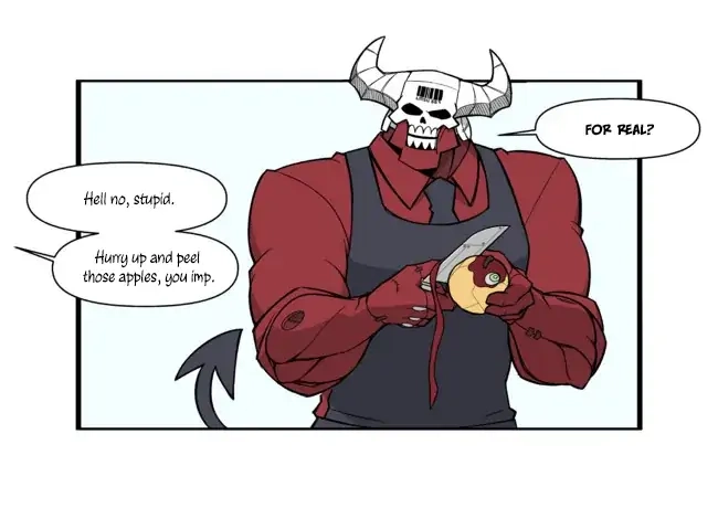 Helltaker 4-koma Chapter 7 page 5 - 