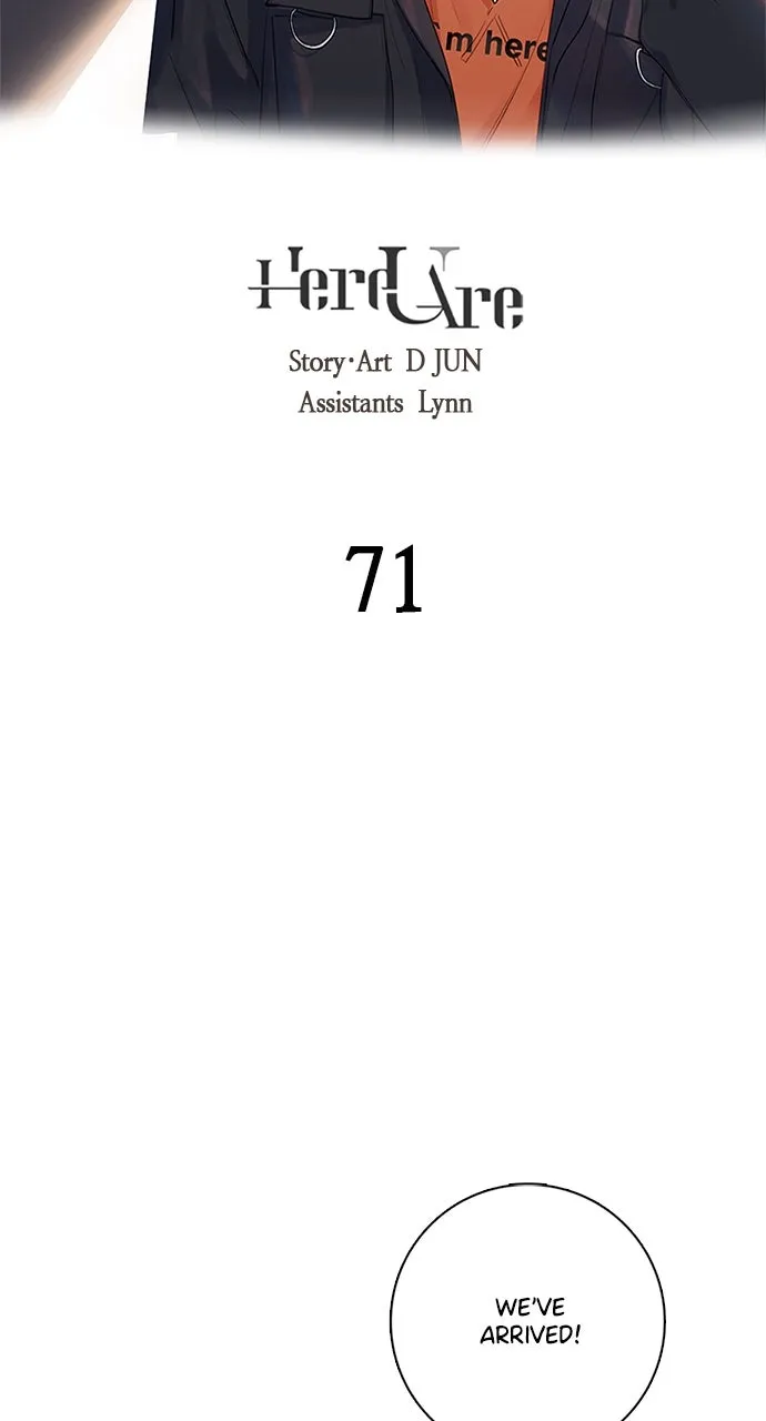 Read Here U Are chapter 71 image 1 on Lezhin