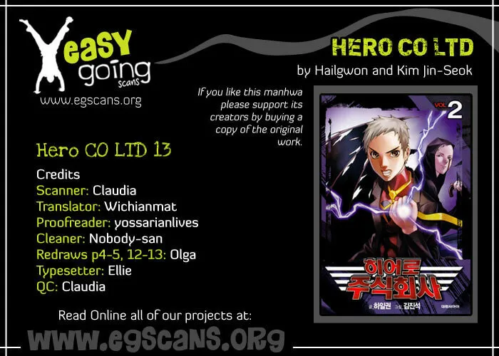 Read Hero Co., Ltd. chapter 13 image 1 on Lezhin