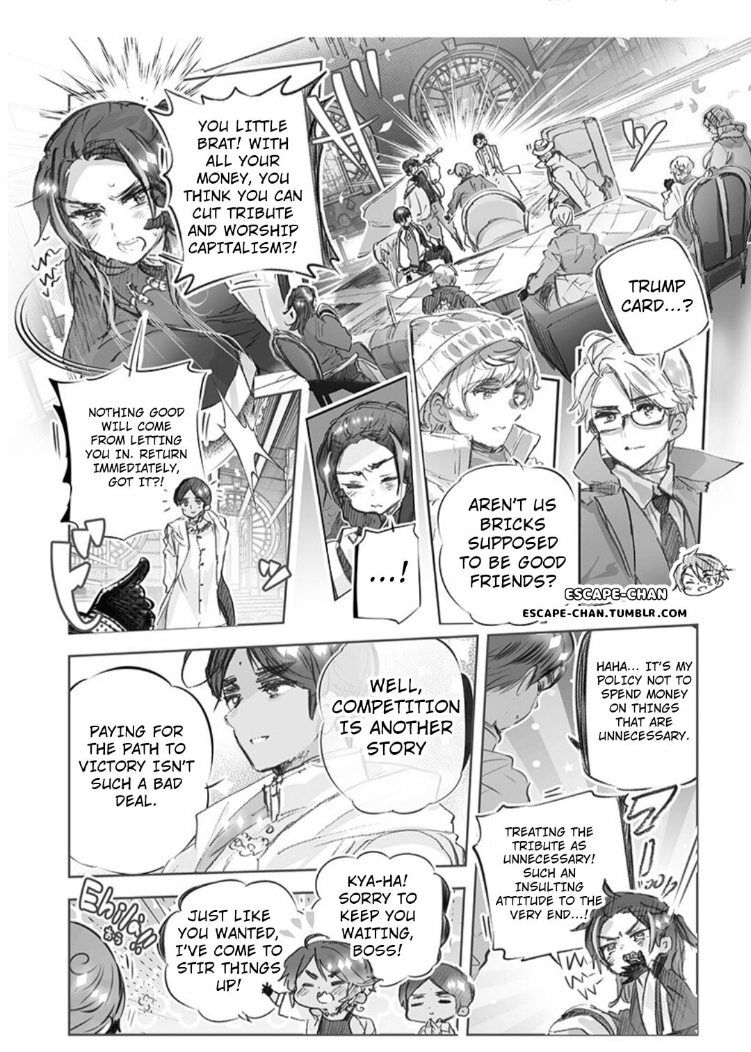 Hetalia World Stars Gangsta Chapter 52 page 3 - 